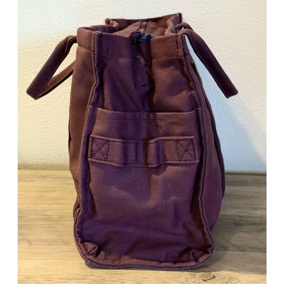 SOLD Popflex Wine Sloane Tote Fully Lined Go To Handbag Purse Crossbody Bag - Picture 6 of 16